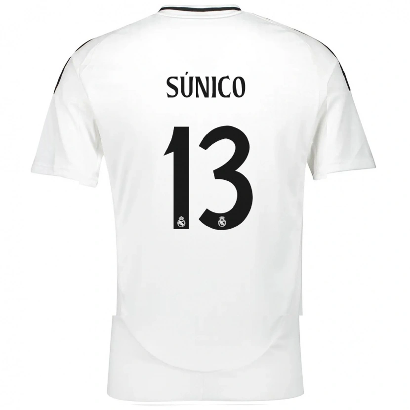 Danxen Niño Camiseta Guille Súnico #13 Blanco 1ª Equipación 2024/25 La Camisa