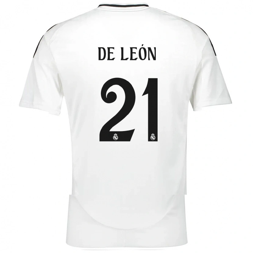 Danxen Niño Camiseta Jeremy De León #21 Blanco 1ª Equipación 2024/25 La Camisa