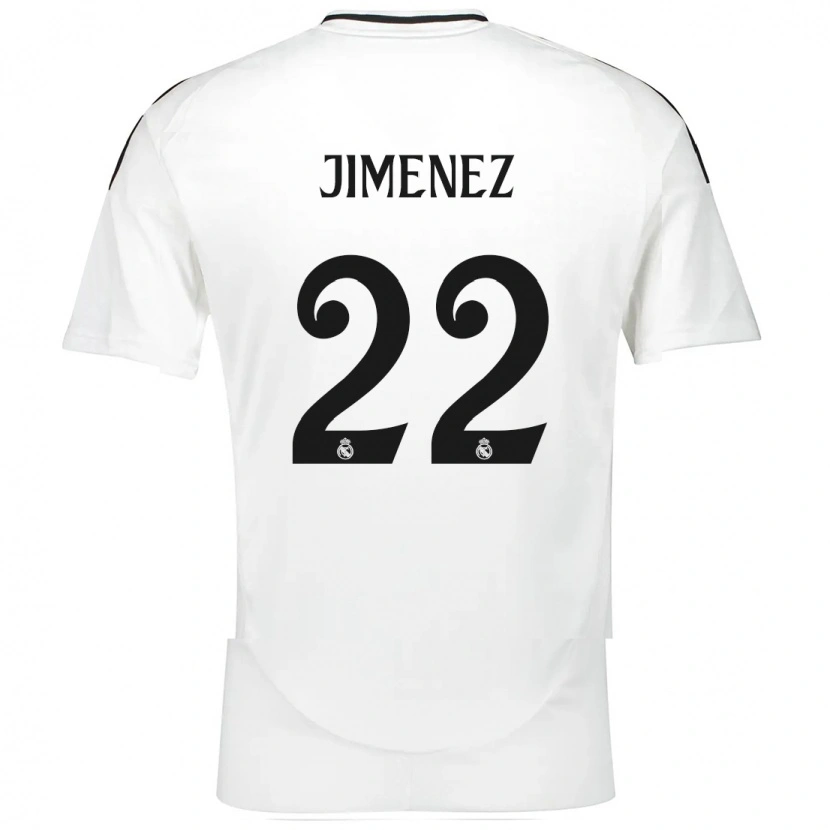 Danxen Niño Camiseta David Jiménez #22 Blanco 1ª Equipación 2024/25 La Camisa