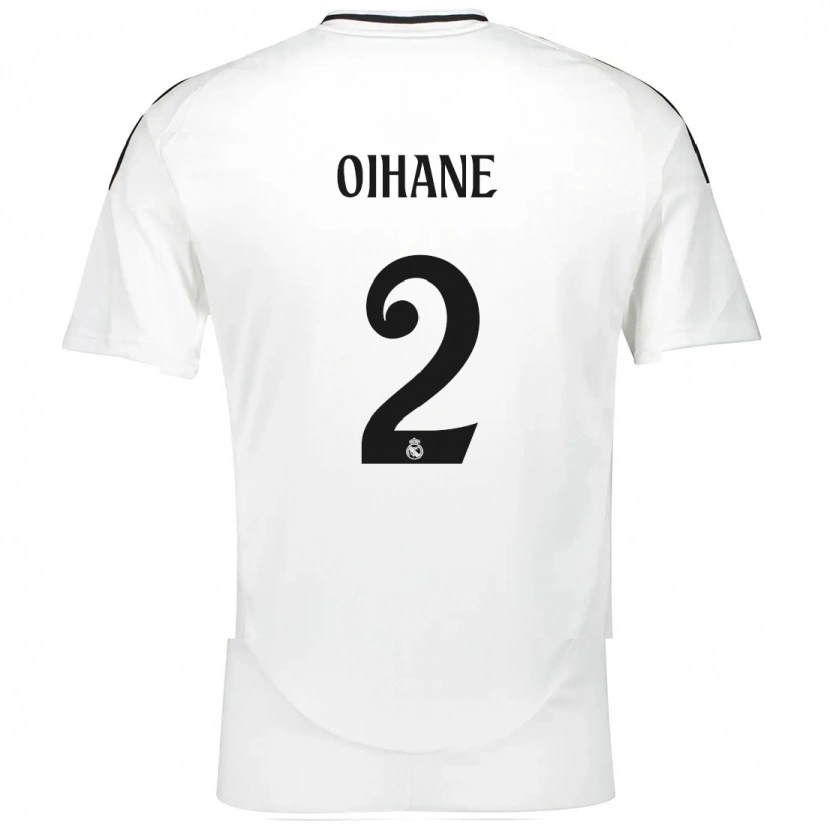 Danxen Niño Camiseta Oihane Hernández #2 Blanco 1ª Equipación 2024/25 La Camisa