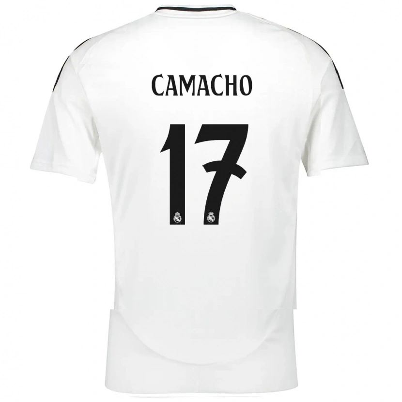 Danxen Niño Camiseta Carla Camacho #17 Blanco 1ª Equipación 2024/25 La Camisa