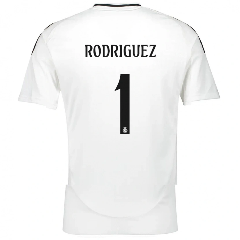 Danxen Niño Camiseta Misa Rodriguez #1 Blanco 1ª Equipación 2024/25 La Camisa