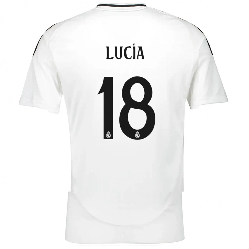 Danxen Niño Camiseta Lucia Rodriguez #18 Blanco 1ª Equipación 2024/25 La Camisa