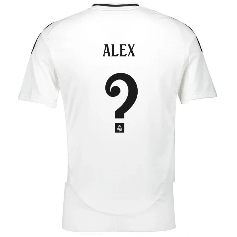 Danxen Niño Camiseta Alex Sanchez #0 Blanco 1ª Equipación 2024/25 La Camisa