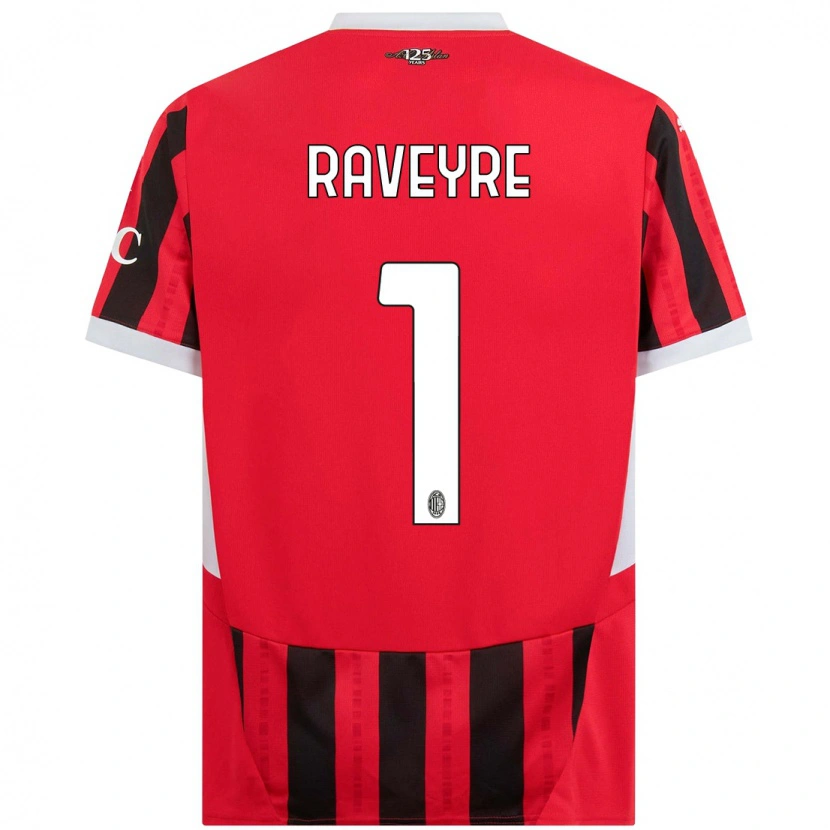 Danxen Niño Camiseta Noah Raveyre #1 Rojo Negro 1ª Equipación 2024/25 La Camisa