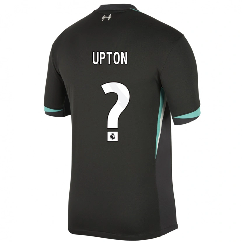 Danxen Niño Camiseta Joe Upton #0 Negro Antracita Blanco 2ª Equipación 2024/25 La Camisa