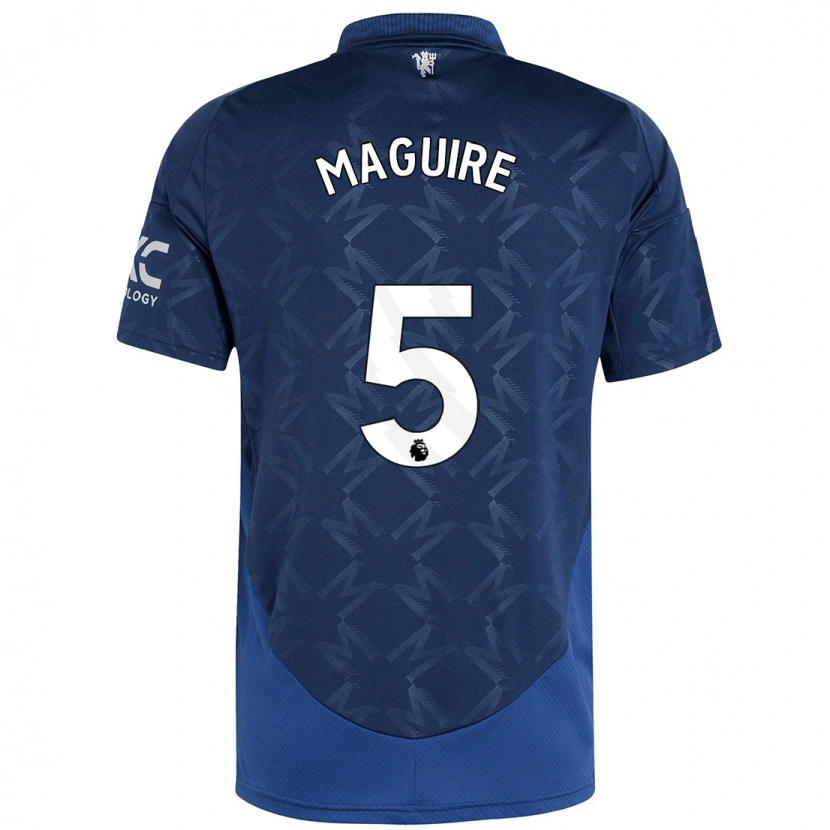 Danxen Niño Camiseta Harry Maguire #5 Índigo 2ª Equipación 2024/25 La Camisa