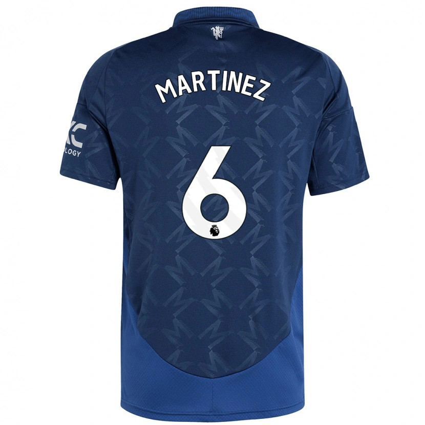 Danxen Niño Camiseta Lisandro Martínez #6 Índigo 2ª Equipación 2024/25 La Camisa