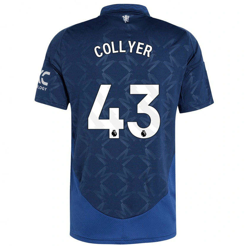 Danxen Niño Camiseta Toby Collyer #43 Índigo 2ª Equipación 2024/25 La Camisa