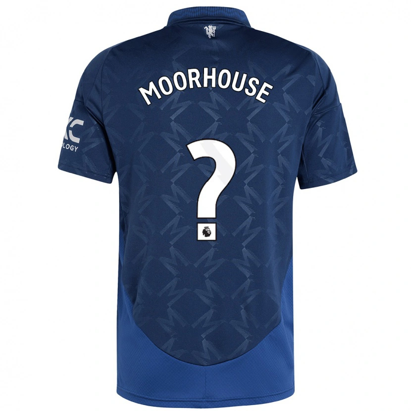 Danxen Niño Camiseta Jack Moorhouse #0 Índigo 2ª Equipación 2024/25 La Camisa