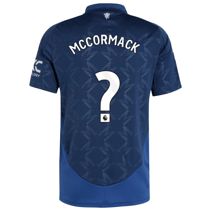 Danxen Niño Camiseta Rafe Mccormack #0 Índigo 2ª Equipación 2024/25 La Camisa