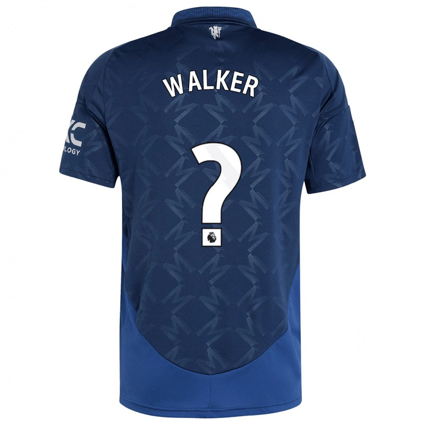 Danxen Niño Camiseta Alfie Walker #0 Índigo 2ª Equipación 2024/25 La Camisa