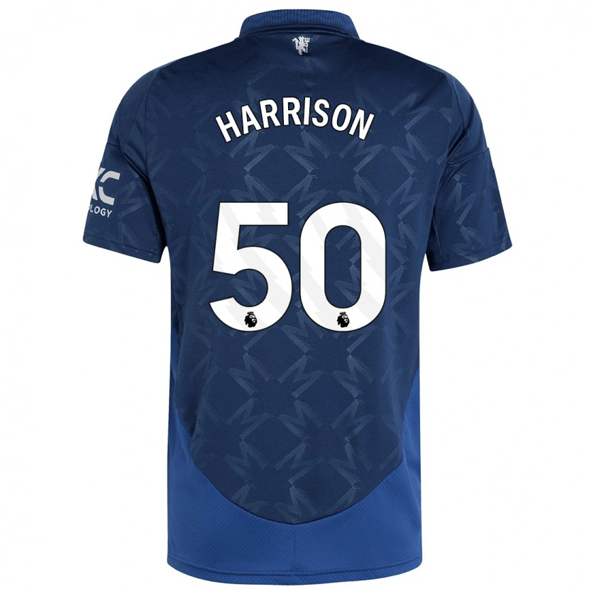 Danxen Niño Camiseta Elyh Harrison #50 Índigo 2ª Equipación 2024/25 La Camisa