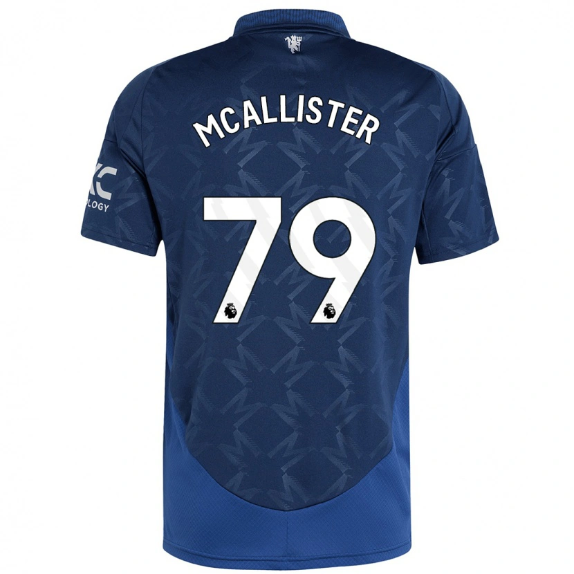 Danxen Niño Camiseta Finley Mcallister #79 Índigo 2ª Equipación 2024/25 La Camisa