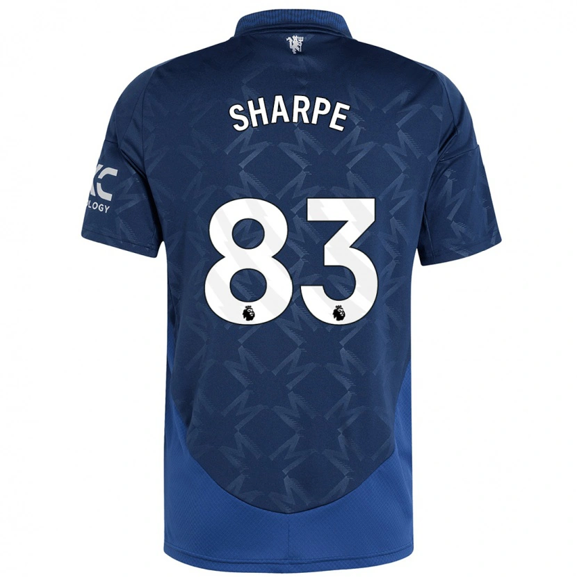 Danxen Niño Camiseta Malachi Sharpe #83 Índigo 2ª Equipación 2024/25 La Camisa