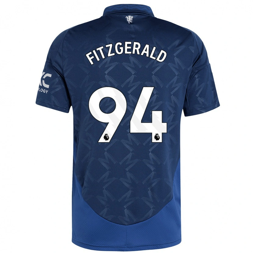 Danxen Niño Camiseta Jayce Fitzgerald #94 Índigo 2ª Equipación 2024/25 La Camisa