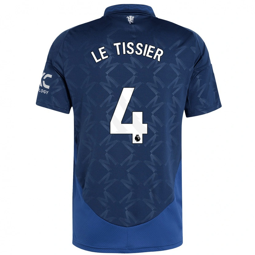 Danxen Niño Camiseta Maya Le Tissier #4 Índigo 2ª Equipación 2024/25 La Camisa