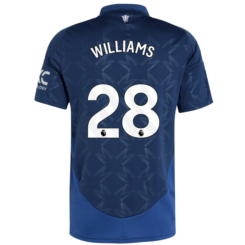 Danxen Niño Camiseta Rachel Williams #28 Índigo 2ª Equipación 2024/25 La Camisa