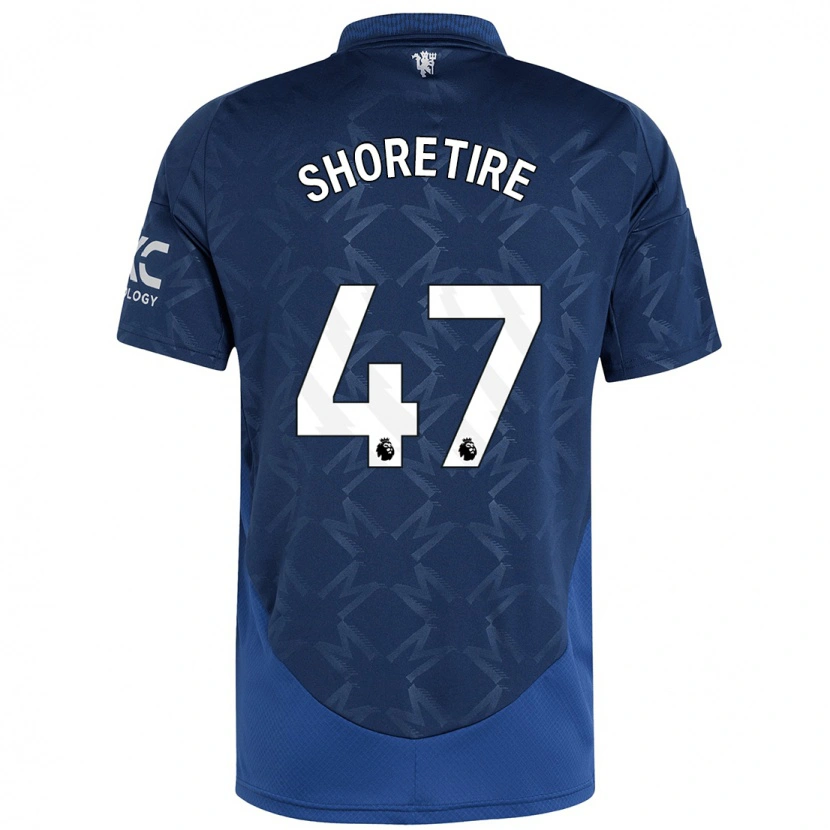 Danxen Niño Camiseta Shola Shoretire #47 Índigo 2ª Equipación 2024/25 La Camisa