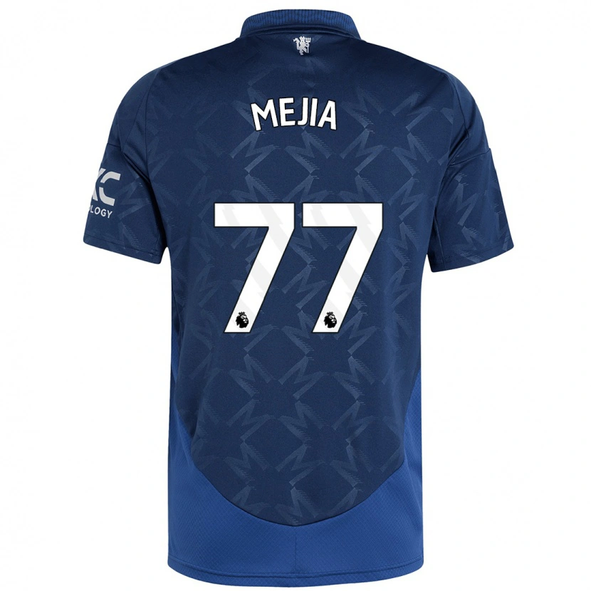 Danxen Niño Camiseta Mateo Mejia #77 Índigo 2ª Equipación 2024/25 La Camisa