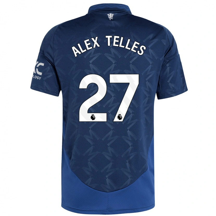 Danxen Niño Camiseta Alex Nicolao Telles #27 Índigo 2ª Equipación 2024/25 La Camisa