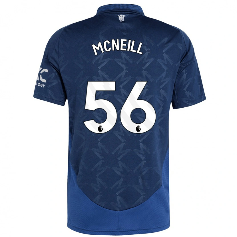 Danxen Niño Camiseta Charlie Mcneill #56 Índigo 2ª Equipación 2024/25 La Camisa