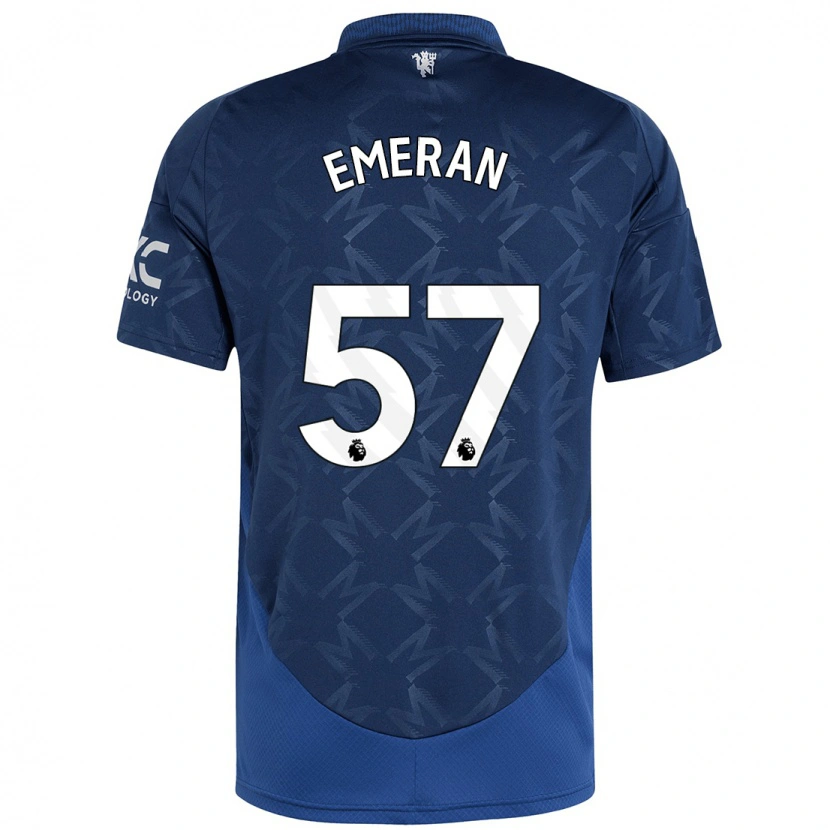 Danxen Niño Camiseta Noam Emeran #57 Índigo 2ª Equipación 2024/25 La Camisa