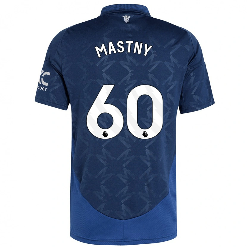 Danxen Niño Camiseta Ondrej Mastny #60 Índigo 2ª Equipación 2024/25 La Camisa