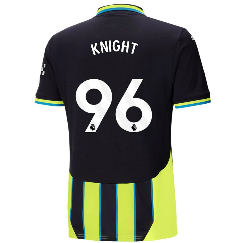 Danxen Niño Camiseta Ben Knight #96 Azul Amarillo 2ª Equipación 2024/25 La Camisa