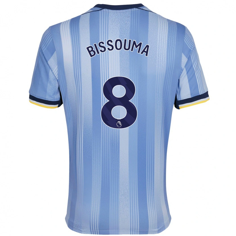 Danxen Niño Camiseta Yves Bissouma #8 Azul Claro 2ª Equipación 2024/25 La Camisa