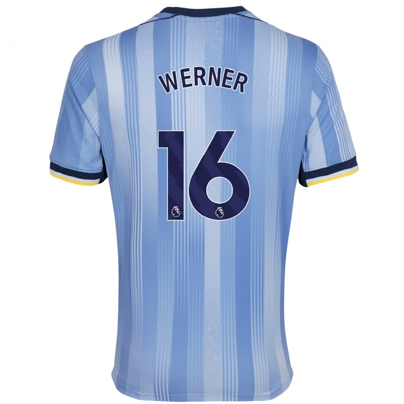 Danxen Niño Camiseta Timo Werner #16 Azul Claro 2ª Equipación 2024/25 La Camisa