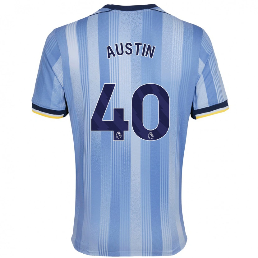 Danxen Niño Camiseta Brandon Austin #40 Azul Claro 2ª Equipación 2024/25 La Camisa