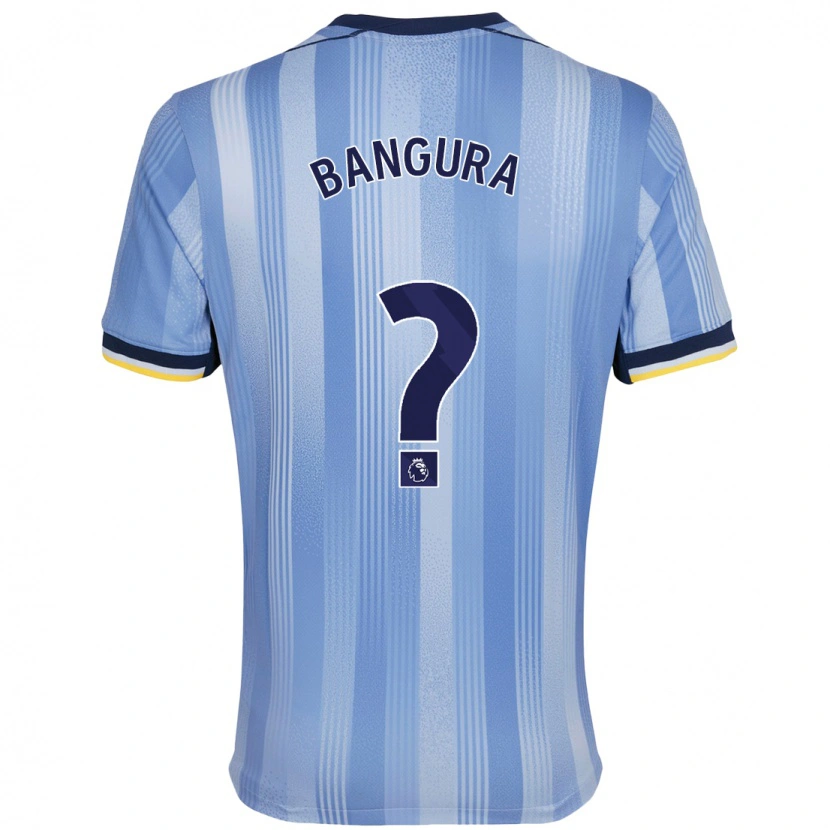 Danxen Niño Camiseta Samal Bangura #0 Azul Claro 2ª Equipación 2024/25 La Camisa