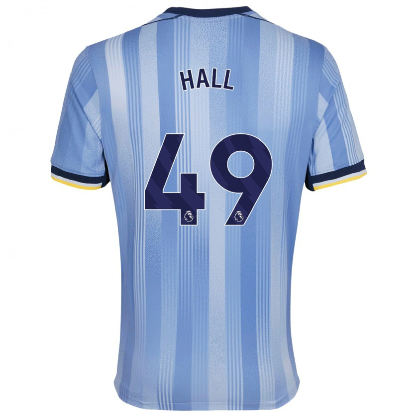 Danxen Niño Camiseta Tyrese Hall #49 Azul Claro 2ª Equipación 2024/25 La Camisa