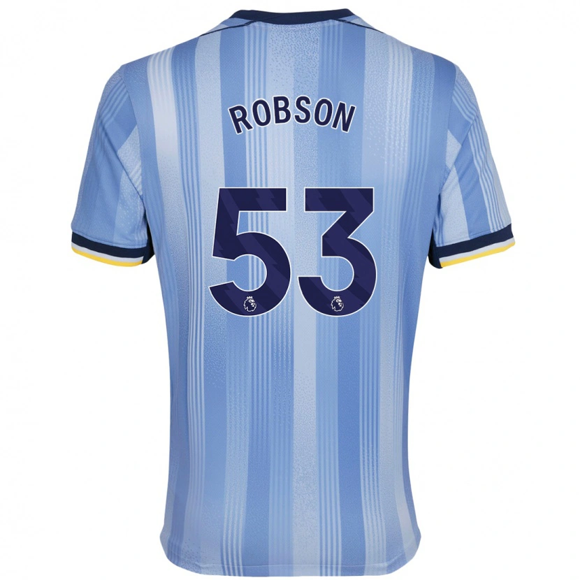 Danxen Niño Camiseta Max Robson #53 Azul Claro 2ª Equipación 2024/25 La Camisa