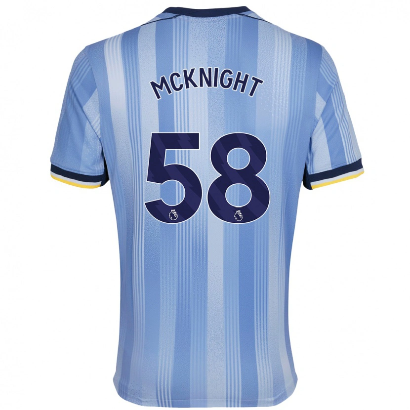 Danxen Niño Camiseta Maxwell Mcknight #58 Azul Claro 2ª Equipación 2024/25 La Camisa