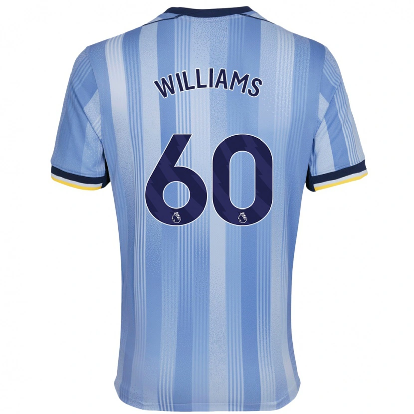 Danxen Niño Camiseta Jaden Williams #60 Azul Claro 2ª Equipación 2024/25 La Camisa