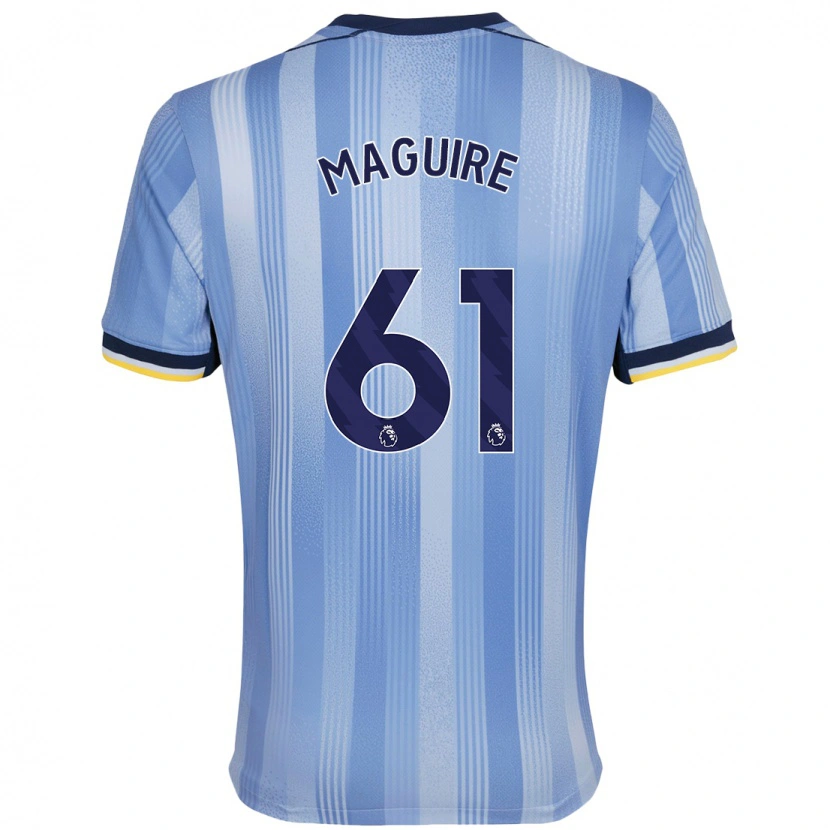 Danxen Niño Camiseta Aaron Maguire #61 Azul Claro 2ª Equipación 2024/25 La Camisa