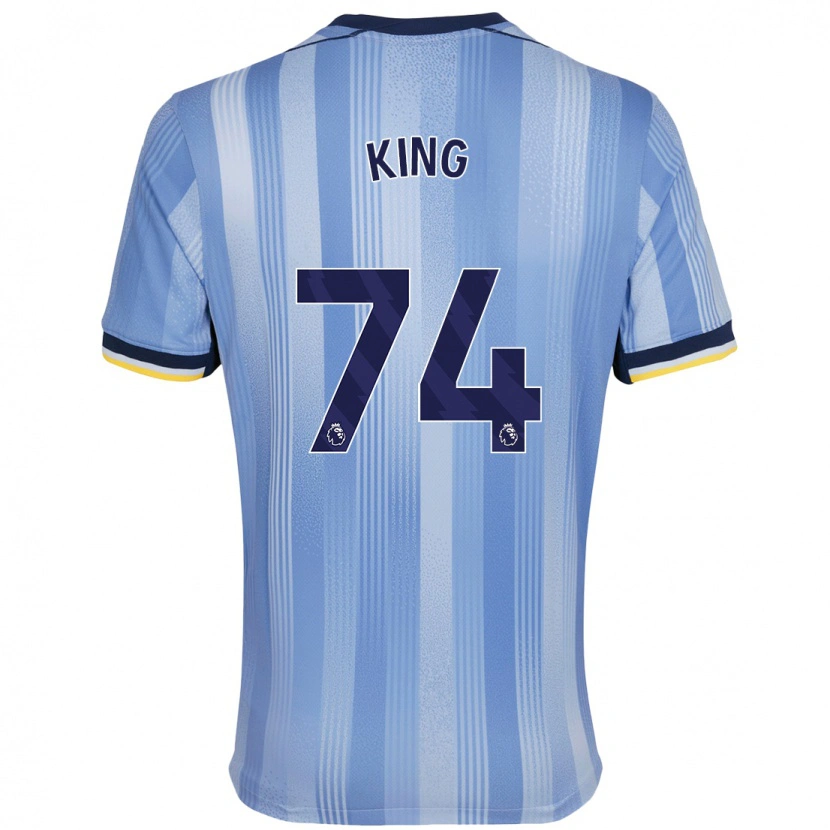 Danxen Niño Camiseta Maeson King #74 Azul Claro 2ª Equipación 2024/25 La Camisa