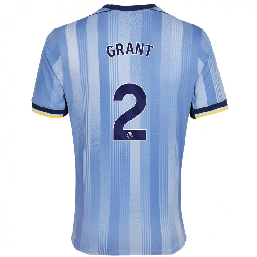 Danxen Niño Camiseta Charlotte Grant #2 Azul Claro 2ª Equipación 2024/25 La Camisa