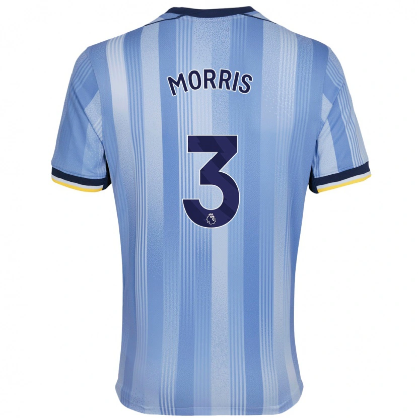 Danxen Niño Camiseta Ella Morris #3 Azul Claro 2ª Equipación 2024/25 La Camisa