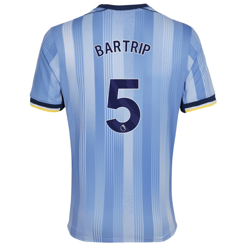 Danxen Niño Camiseta Molly Bartrip #5 Azul Claro 2ª Equipación 2024/25 La Camisa