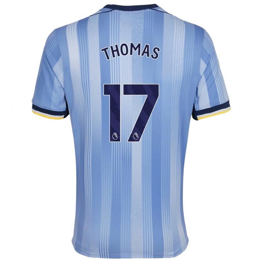 Danxen Niño Camiseta Martha Thomas #17 Azul Claro 2ª Equipación 2024/25 La Camisa