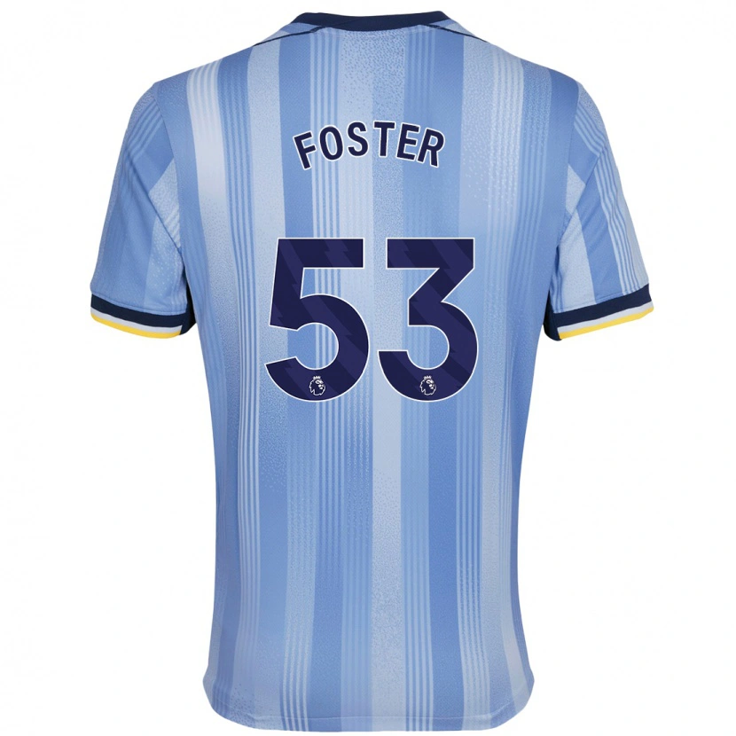 Danxen Niño Camiseta Brooklyn Lyons-Foster #53 Azul Claro 2ª Equipación 2024/25 La Camisa