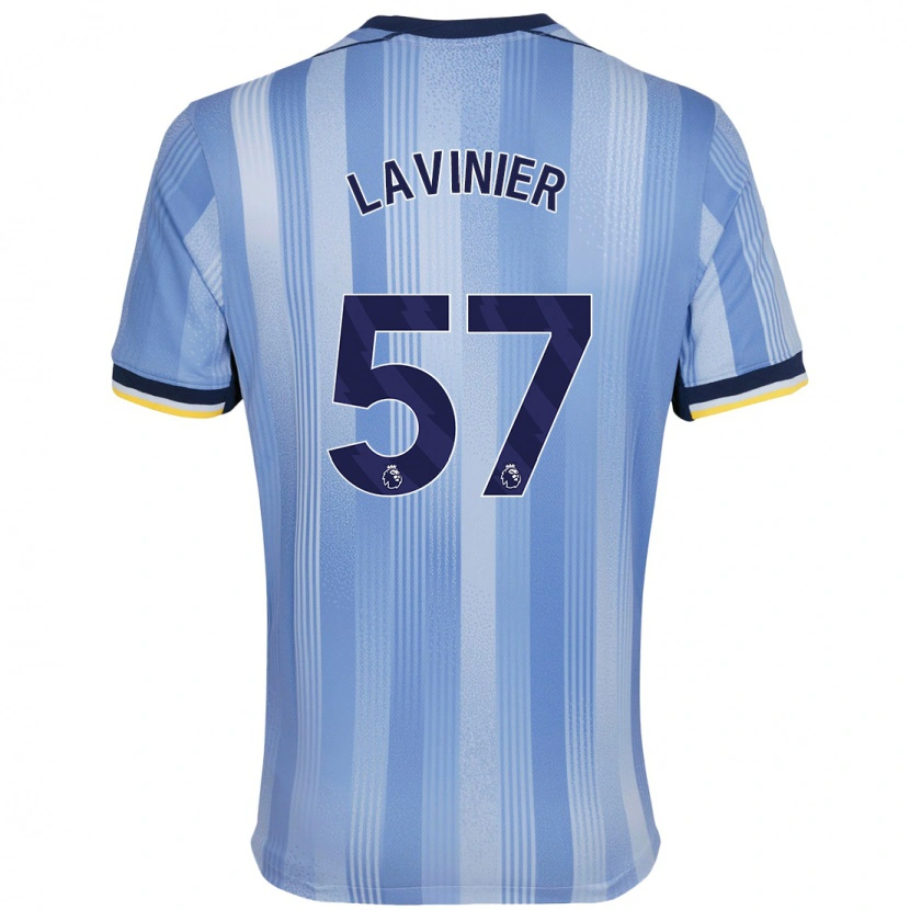 Danxen Niño Camiseta Marcel Lavinier #57 Azul Claro 2ª Equipación 2024/25 La Camisa