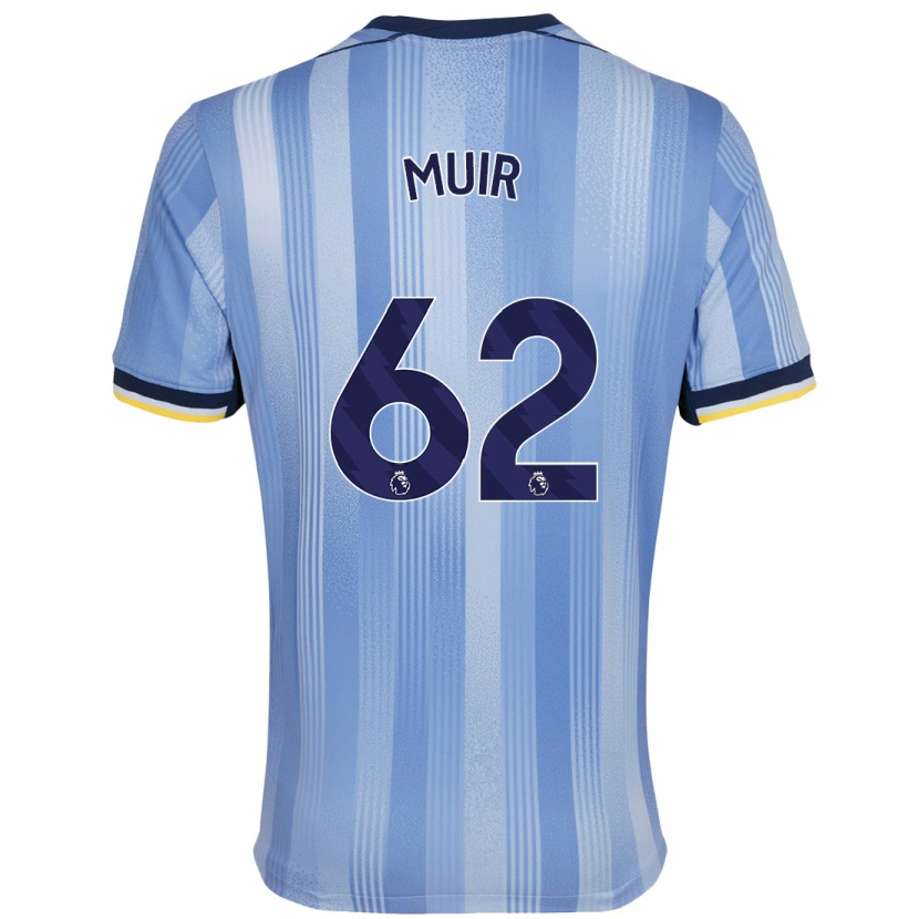 Danxen Niño Camiseta Marqes Muir #62 Azul Claro 2ª Equipación 2024/25 La Camisa