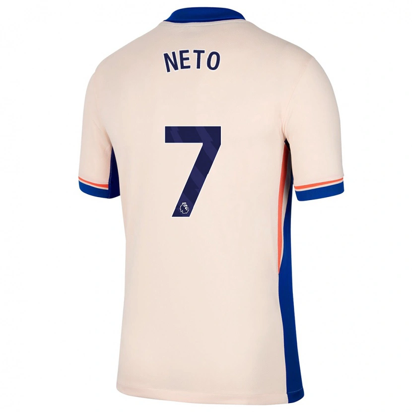 Danxen Niño Camiseta Pedro Neto #7 Beige Claro 2ª Equipación 2024/25 La Camisa