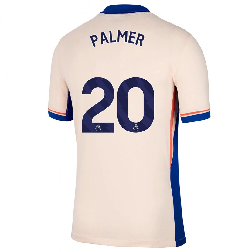 Danxen Niño Camiseta Cole Palmer #20 Beige Claro 2ª Equipación 2024/25 La Camisa