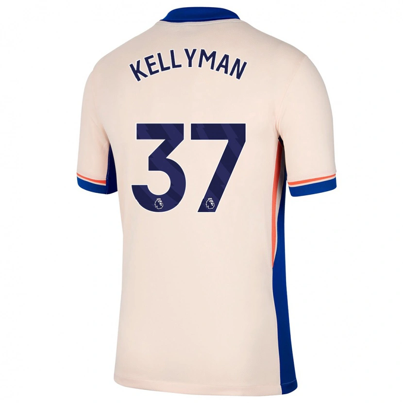 Danxen Niño Camiseta Omari Kellyman #37 Beige Claro 2ª Equipación 2024/25 La Camisa