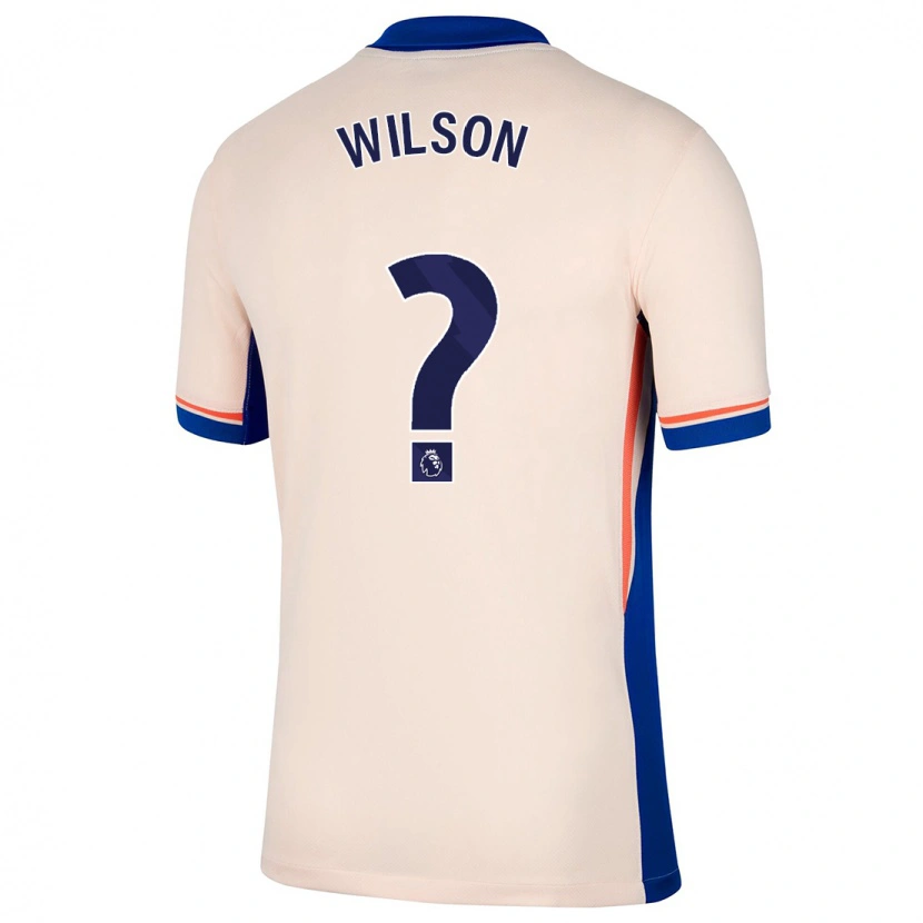 Danxen Niño Camiseta Kaiden Wilson #0 Beige Claro 2ª Equipación 2024/25 La Camisa